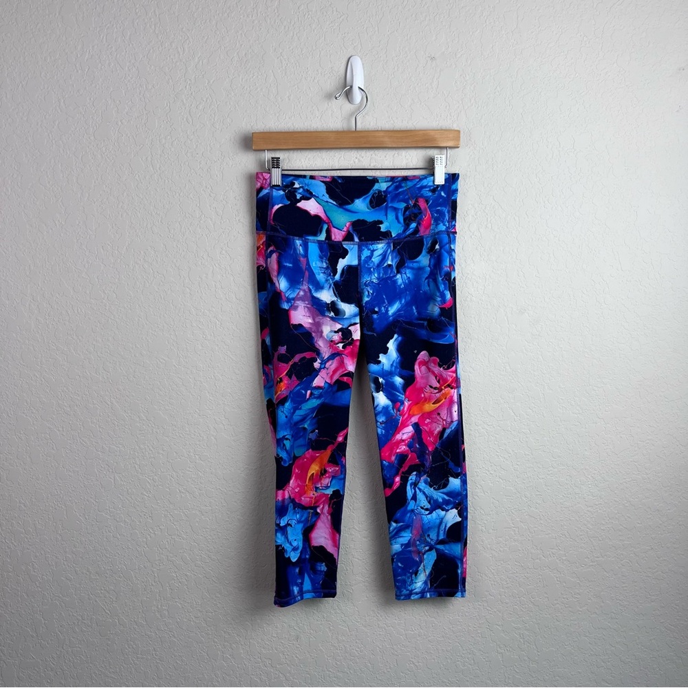 Athleta High Rise Superimpose Chaturanga Capri Crop Leggings - Picture 2 of 11